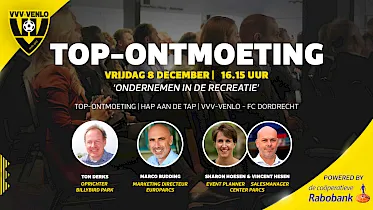 Programma TOP-ontmoeting vrijdag 8 december bekend!