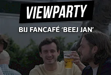 Viewparty Roda JC - VVV-Venlo in Fancafé 'Beej Jan'
