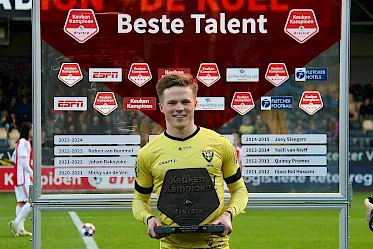 Smans wint bronzen kampioensschild voor beste talent van vierde periode