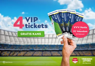 Maak gratis kans op een VIP-ervaring bij VVV-Venlo – FC Volendam