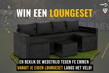 Winactie: Bekijk VVV-Venlo - FC Emmen vanaf jouw eigen vidaXL loungeset!