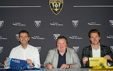 ProToGa Beveiliging komende twee seizoenen mouwsponsor van VVV-Venlo
