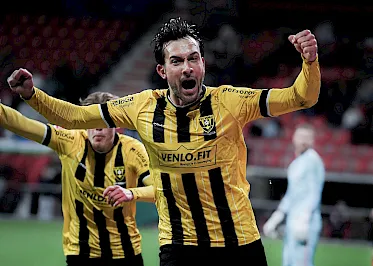 VVV-Venlo knokt zich met twee doelpunten Zandbergen naar gelijkspel in Emmen