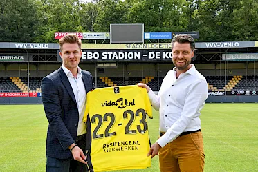 Vida XL ook dit seizoen trotse shirtsponsor VVV-Venlo