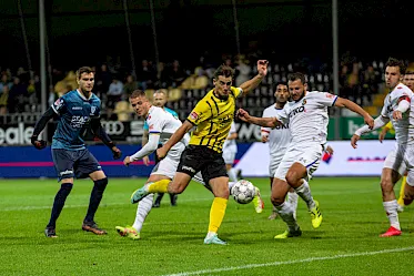 Doelpunt Braken levert VVV-Venlo in laatste minuut punt op tegen Telstar
