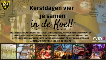 Kerst vier je in De Koel!