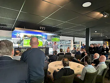 Businessontbijt in Covebo Stadion - De Koel -